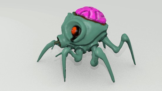 Walking head spider preview image 3